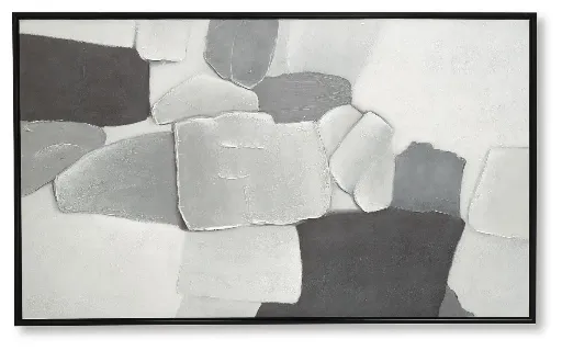 Lhotse Abstract Framed Canvas Wall Art 4