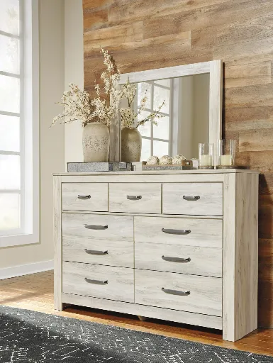Wispy White 7-Drawer Farmhouse Dresser 5
