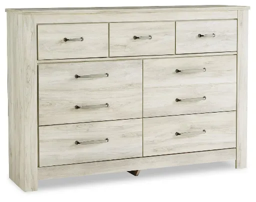 Wispy White 7-Drawer Farmhouse Dresser 6