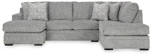 Casselbury Cement Grey 2-Piece Sectional with Chaise 5