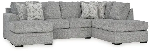 Casselbury Cement Grey 2-Piece Sectional with Chaise 6