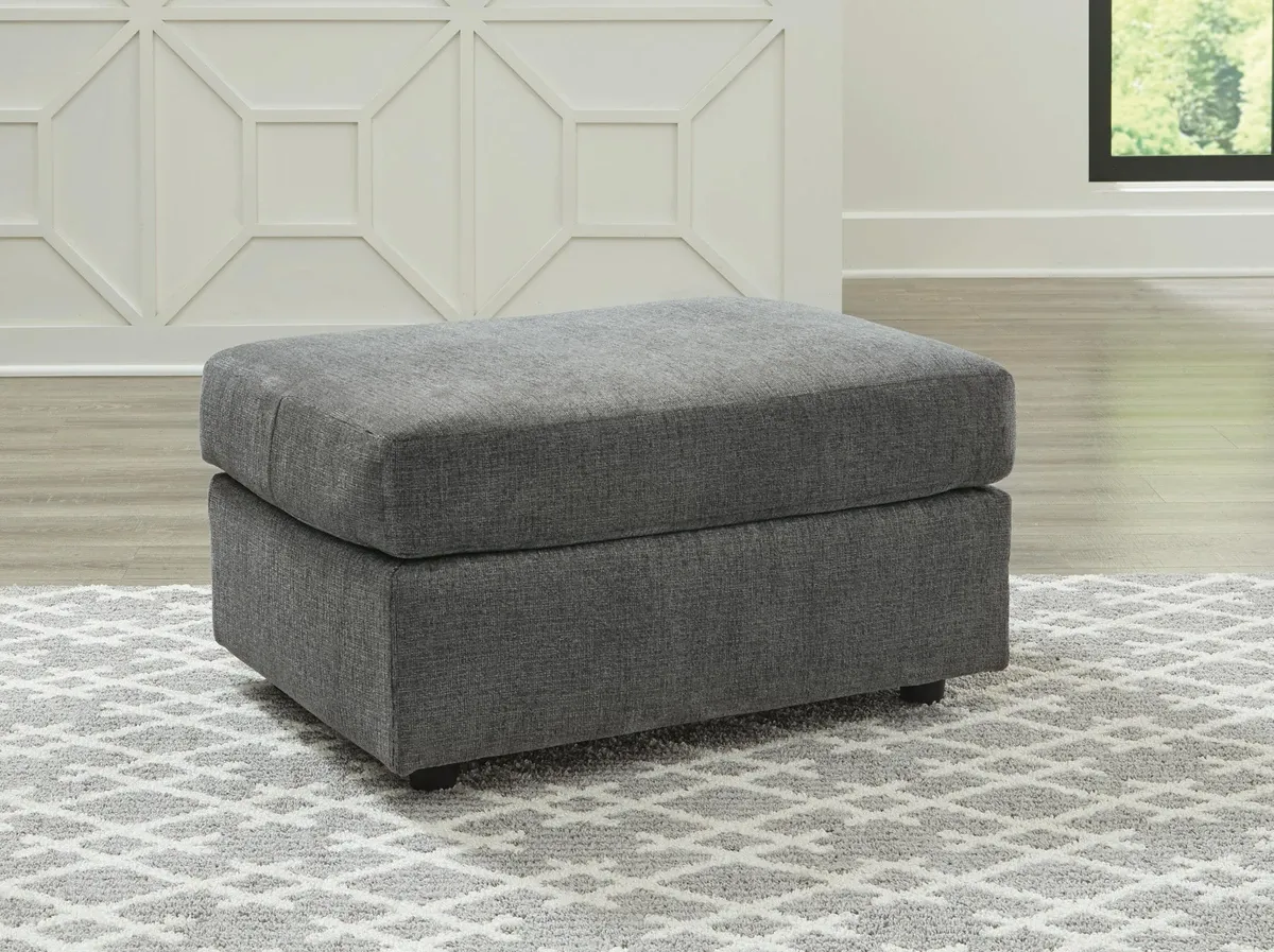 Stairatt Grey Chenille Ottoman 2