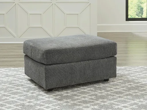 Stairatt Grey Chenille Ottoman 2