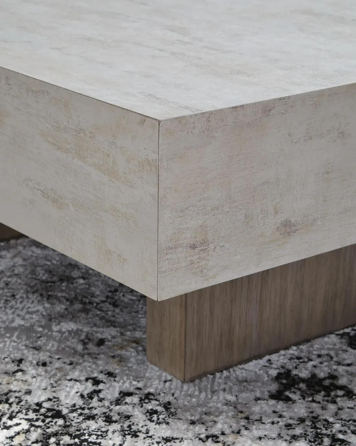 Jorlaina Cement-Look Coffee Table 3