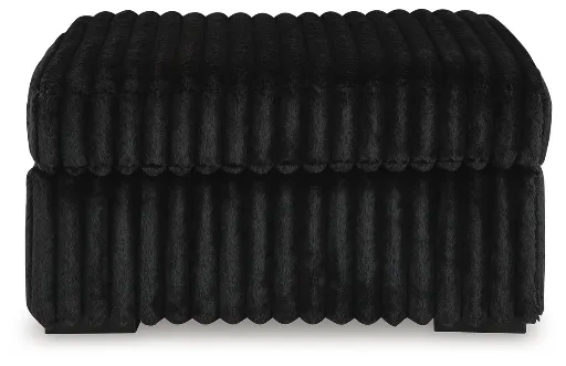 Midnight Madness Oversized Corduroy Accent Ottoman 3