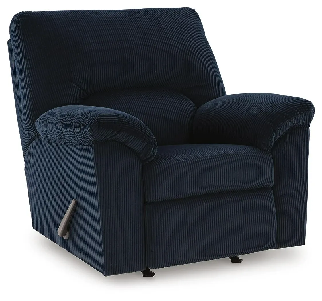 Soren Corduroy Manual Rocker Recliner 4