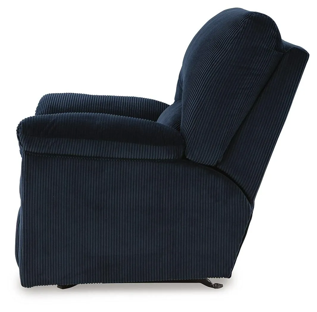 Soren Corduroy Manual Rocker Recliner 8