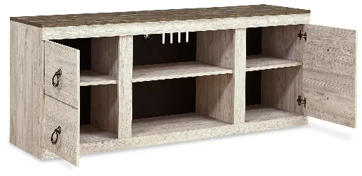 Willowton Whitewash 2-Door 60" TV Stand 8