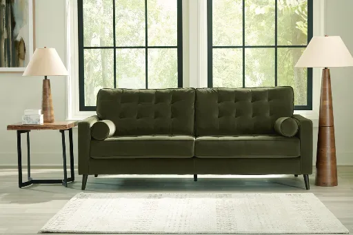 Reveon Lakes Velvet Sofa with Button Tufting 2