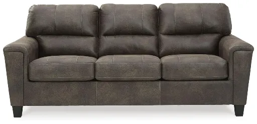 Navi Leatherette Sofa 4