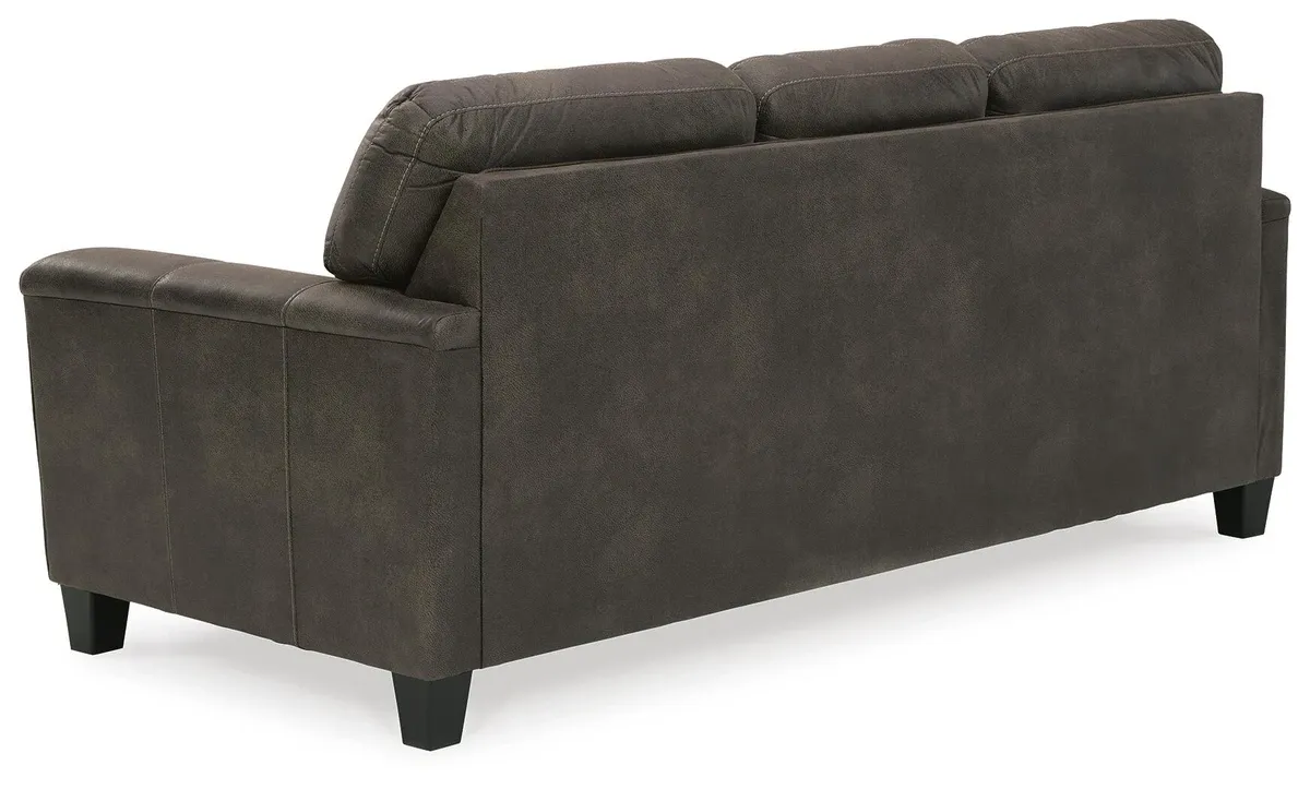 Navi Leatherette Sofa 6