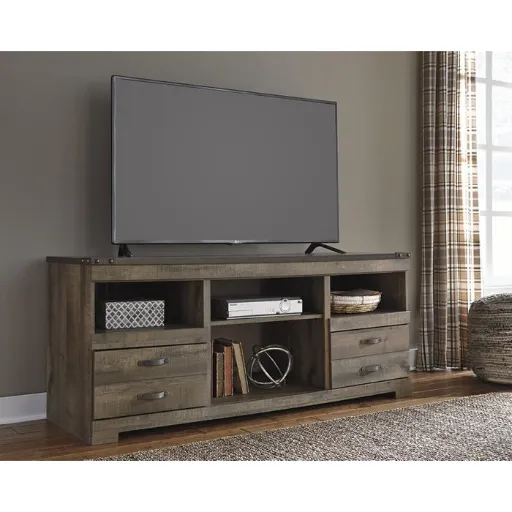 Trinell 63" TV Stand with Drawers and Cubbies 3
