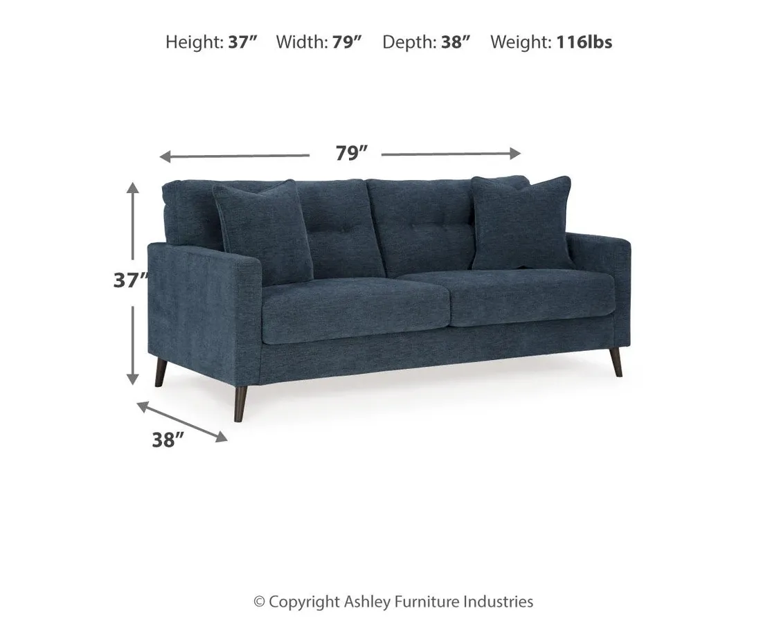 Haven Mid-Century Sofa with Tapered Legs 7