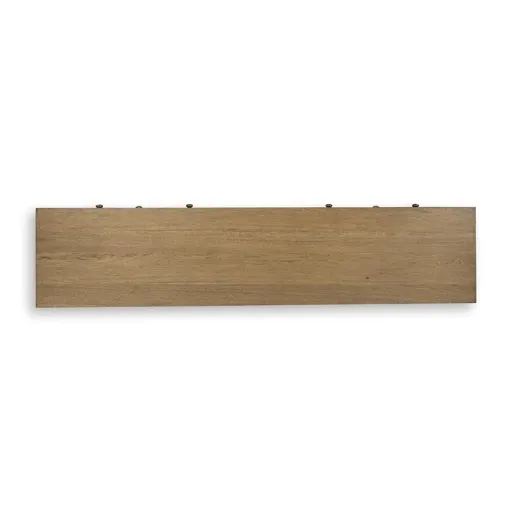 Sharlance Light Brown 81" TV Stand with Drawers 9