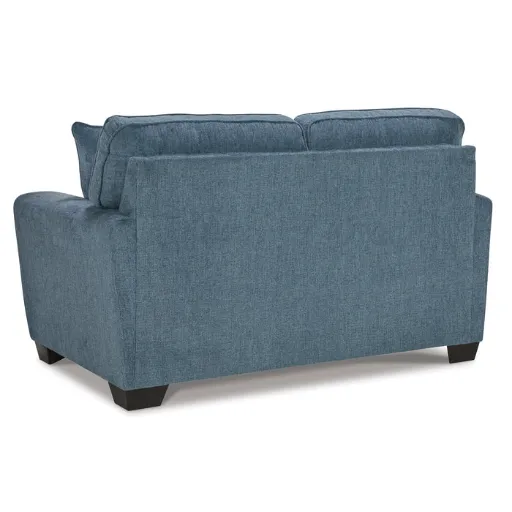 Cashton Loveseat with Crosshatched Upholstery 7