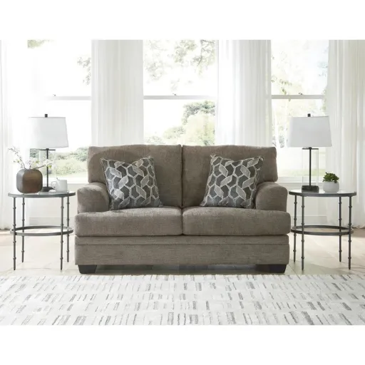 Stonemeade Loveseat with Accent Pillows 2