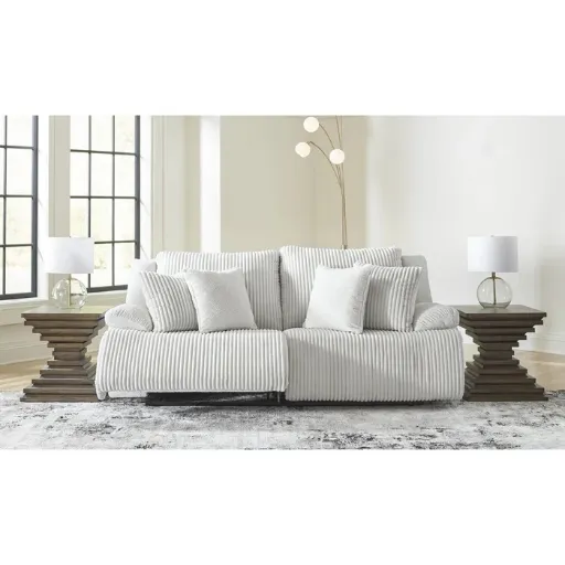 Top Tier 2-Piece Corduroy Manual Reclining Modular Loveseat 2