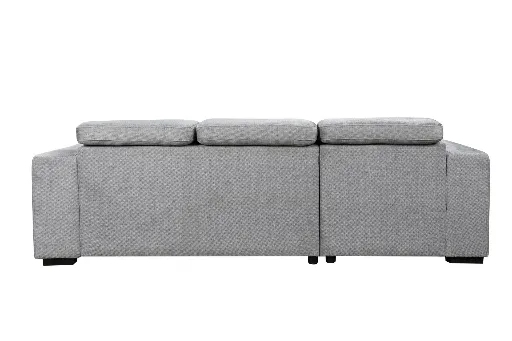 Nirvana Grey Sleeper Sectional with Left-Facing Chaise 5