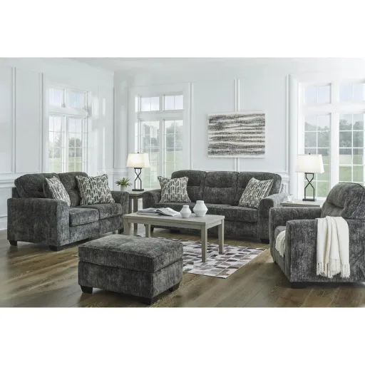 Lonoke Loveseat with Platform Foundation 3