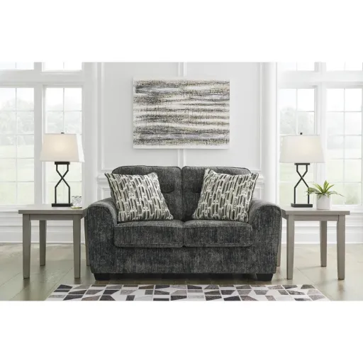 Lonoke Loveseat with Platform Foundation 7