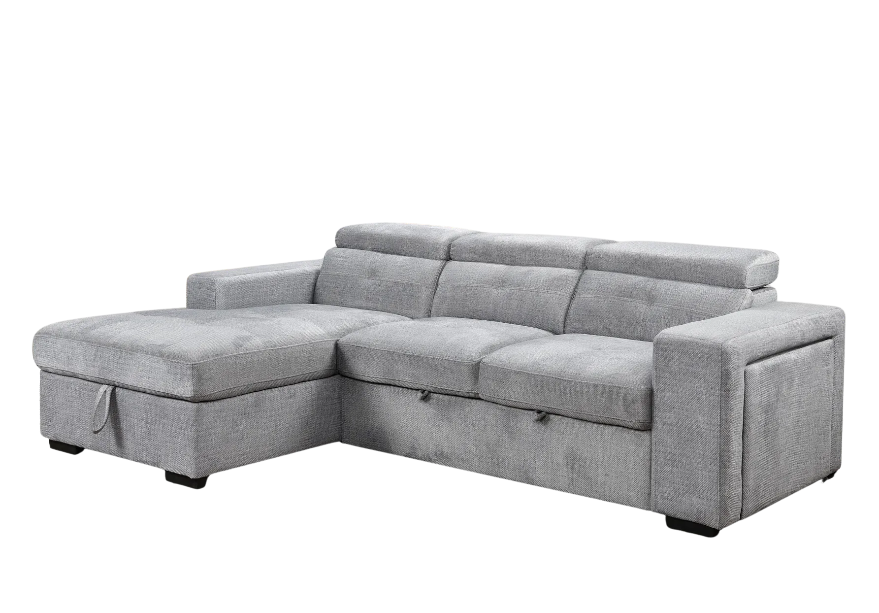 Nirvana Grey Sleeper Sectional with Left-Facing Chaise 8