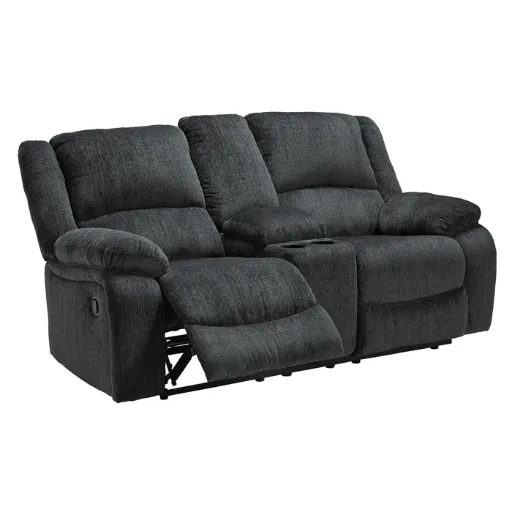 Draycoll Manual Reclining Loveseat with Console 8