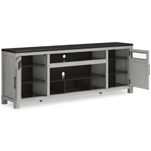 Darborn 88" Farmhouse TV Stand with Cabinets 4