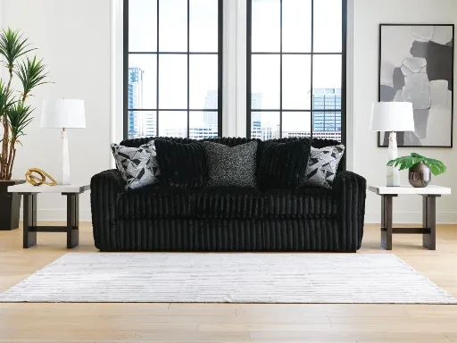 Midnight-Madness Jumbo Corduroy Sofa 3
