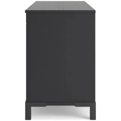 Cayberry 60" TV Stand with Electric Fireplace and LED Lighting 6