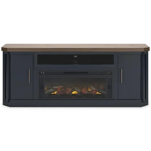 Landocken 83" TV Stand with Electric Fireplace 5