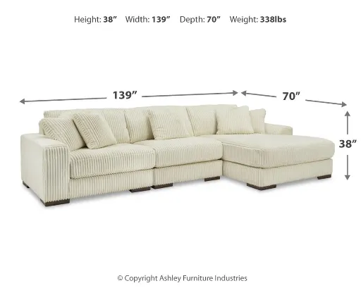 Lindyn 3-Piece Modular Sectional with Reversible Chaise 4