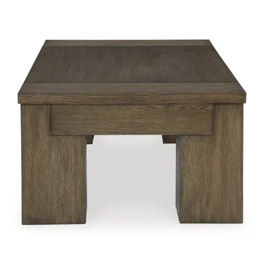 Rosswain Glazed Brown Lift-Top Coffee Table 3