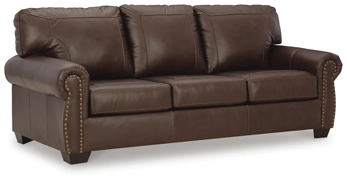 Colleton Leather Sofa with Nailhead Trim 4