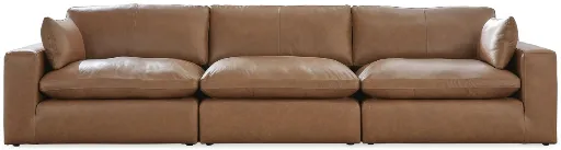 Emilia 3-Piece Leather Modular Sofa 3