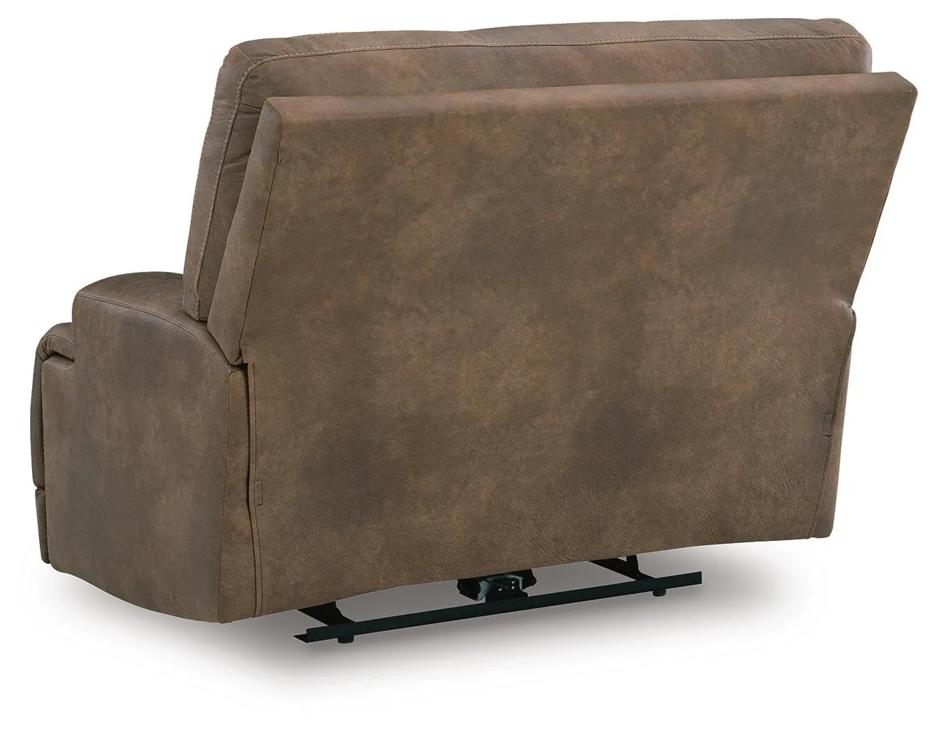 Time-Piece Earth Tone Leatherette Dual Power Recliner 8