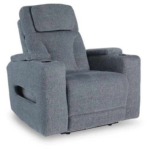 Forest Lake Dual Power Recliner with USB, Cup Holders and LED Lighting 6