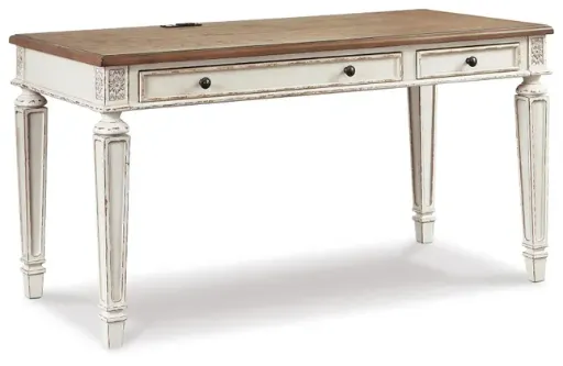 Realyn Two-Tone Home Office Desk 2