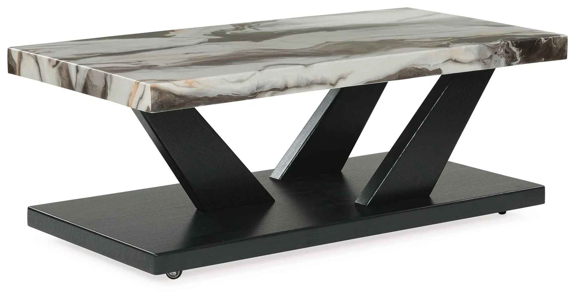 Cendill Faux Marble 3-Piece Coffee Table Set 2