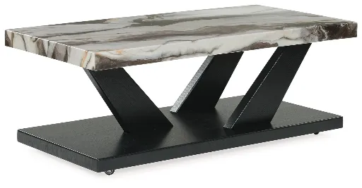 Cendill Faux Marble 3-Piece Coffee Table Set 2