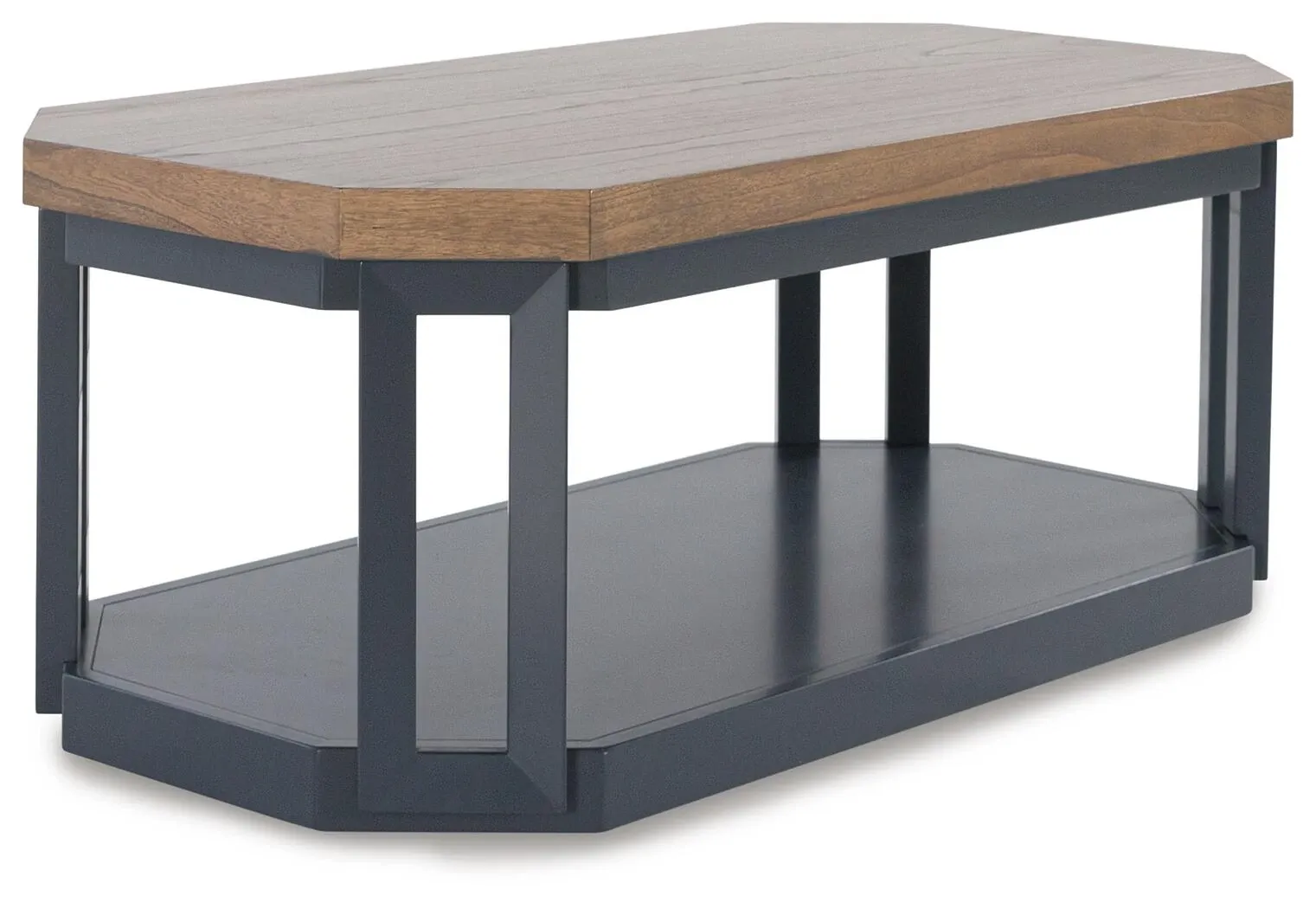 Landocken 3-Piece Coffee Table Set with Slate Blue Frames 3