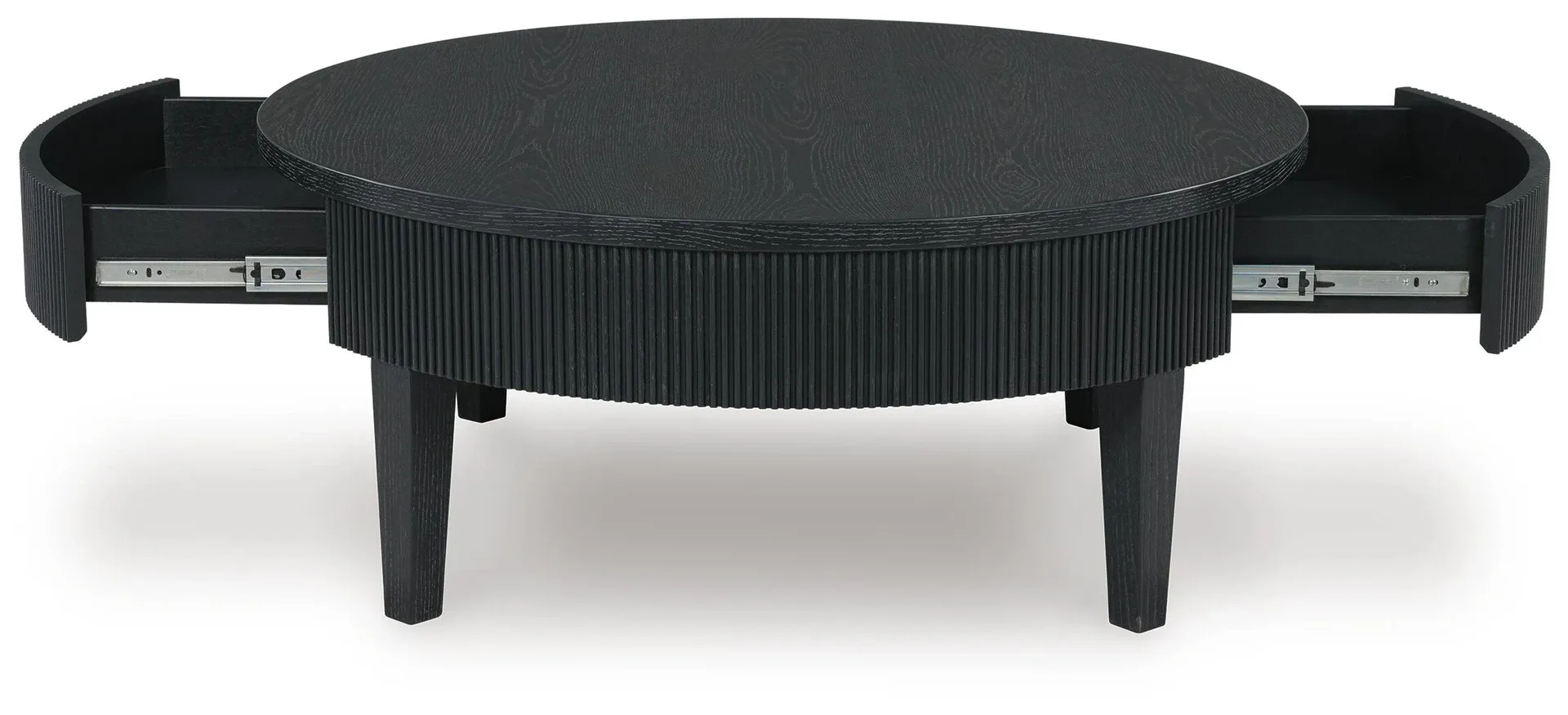 Marstream Charcoal Black Coffee Table with Drawers 2