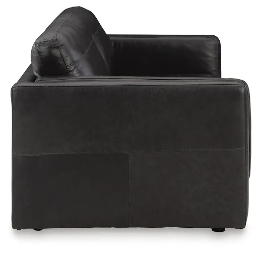 Amiata Onyx Leather Sofa 7