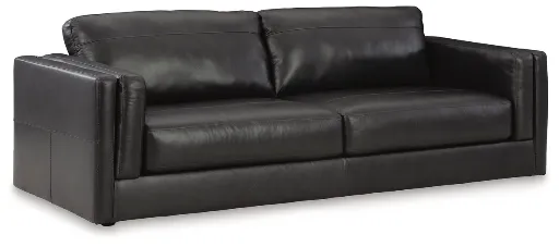 Amiata Onyx Leather Sofa 4