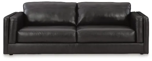 Amiata Onyx Leather Sofa 2