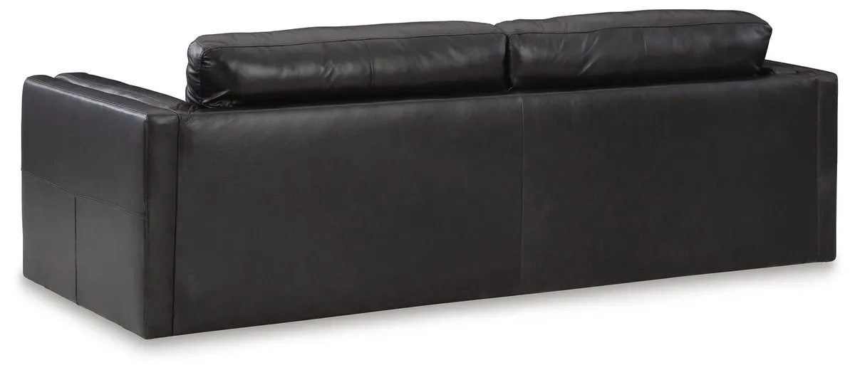 Amiata Onyx Leather Sofa 5