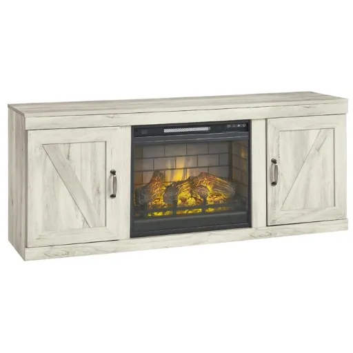Bellaby 60" Farmhouse TV Stand with Electric Fireplace 5