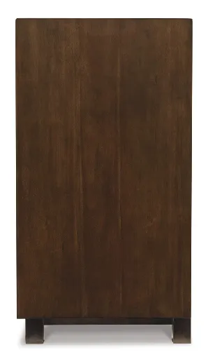 Starmore Walnut 70" TV Stand with Electric Fireplace 6