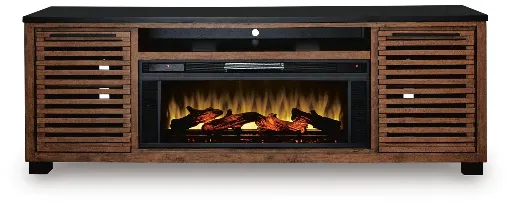 Kallari 84" TV Stand with Electric Fireplace 5