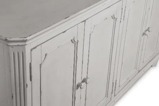 Mirimyn Distressed 4-Door Accent Cabinet 3
