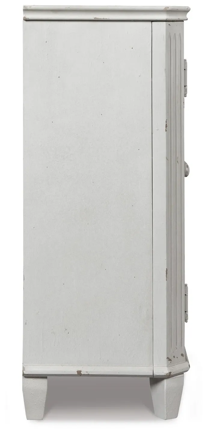 Mirimyn Distressed 4-Door Accent Cabinet 7